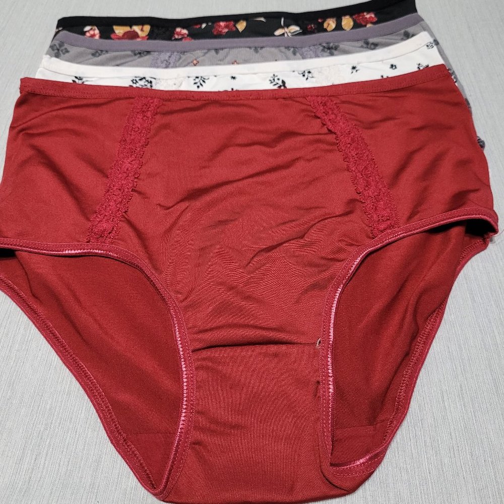 New Kathy Ireland Intimates Panties 1X 4pack